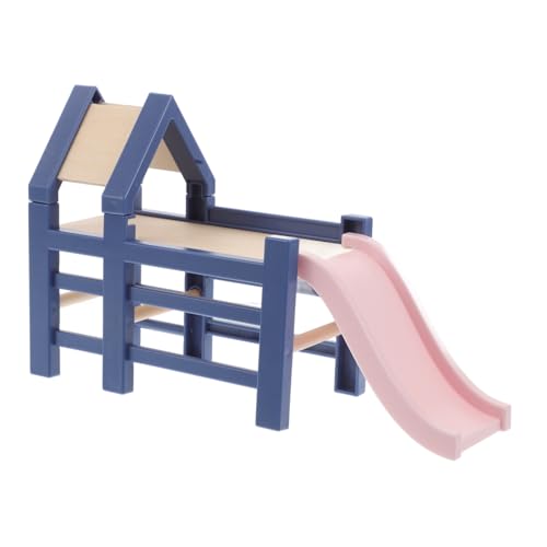 DRESSOOS Puppenhaus Rutsche Möbel Miniatur Modell Spielzeug Miniatur Spielplatz Rutsche Pretend Rutsche Spielzeug Kinder Miniatur Spielzeug Für Rollenspiel von DRESSOOS