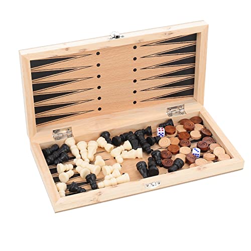 DRESSOOS Schach Kinder Faltbares Schachspiel 3 1 Set Aus Tragbares Schach Und Dame Spiel Für Und Erwachsene Ideales Lernspielzeug Für Strategisches Denken Und Familienspaß Magnete Kinder von DRESSOOS