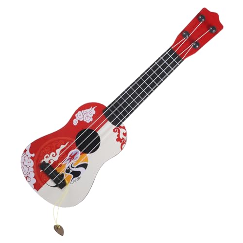 DRESSOOS Simulations-Ukulele Frühes Musikalisches Lernspielzeug Anfängerinstrument Musikalisches Spielzeug Musikspielzeug Für Kinder Spielzeug Für Babys Mini-Gitarren-Spielzeug Abs von DRESSOOS