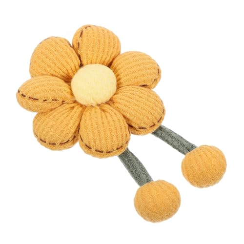 DRESSOOS Sonnenblumennadel Anstecknadel Für Kleidung Zarte Anstecknadel Dekorative Broschen Sonnenblumen-broschen Dekorative Stifte Broschenverzierungen Kleidungsnadeln Stoff Yellow von DRESSOOS