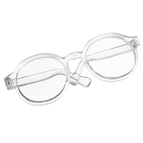 DRESSOOS Stylische Puppenbrille Strapazierfähige Anziehbrille Für Puppen Praktisches Accessoire Zur Dekoration Transparent Perfekt Für Rollenspiele Und Kreative Gestaltung von DRESSOOS