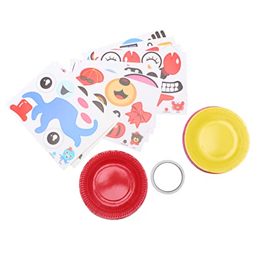 DRESSOOS Tablettmalerei Kinder bastelset basteln für Kinder Bastelset für Papieraufkleber Kinderaufkleber Papierkunst Tablett malen selber Machen Spielzeug zum Selbermalen von Hand von DRESSOOS