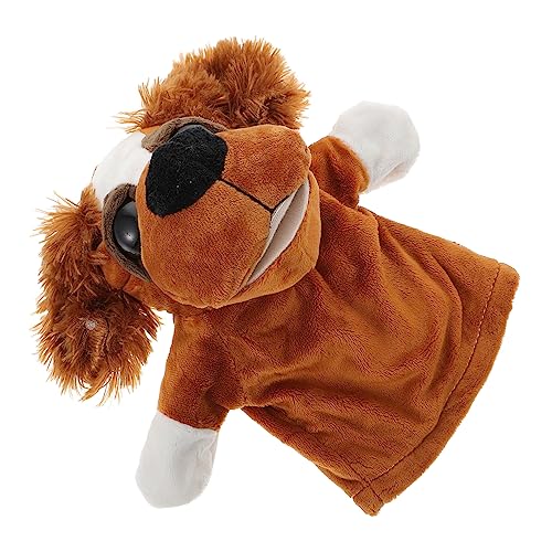 DRESSOOS Tier Handpuppe Husky üschspielzeug Für Rollenspiele Pädagogische Handschuhpuppe Mit Haarigen Ohren Ideales Spielzeug Für Neugeborene Und Kleinkinder Fördert Kreativität Und von DRESSOOS