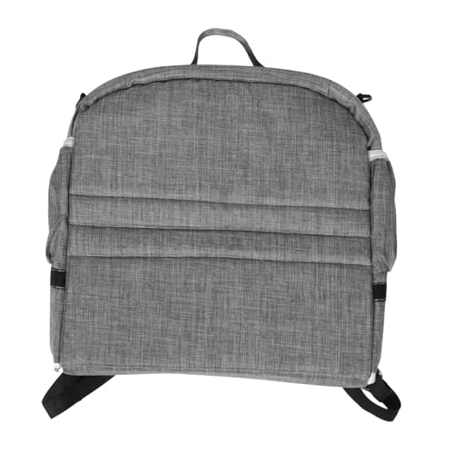 DRESSOOS Tragbare Kinderbetttasche Babywiege Tragbar Camping Hundebett Aufblasbares Reisebett Für Kleinkinder Babybett Reisebett Babyreisebett Reisen Im Stubenwagen Grey Leinenstoff von DRESSOOS