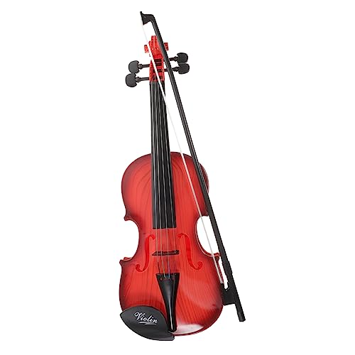 DRESSOOS Violine Musikinstrument Für Anfänger Vintage Design Fördert Kreativität Und Musikverständnis Ideal Als Geschenkidee Für Kleine Musiker von DRESSOOS