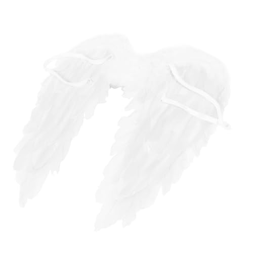 DRESSOOS Weiße Engelsflügel aus Federn für Erwachsene und Leichtes Bühnenkostüm Zubehör Dekoratives Weihnachts und Halloween Accessoire für Festliche Partys und Cosplay DRESSOOS Weiße Engelsflügel aus Federn für Erwachsene und Leichtes Bühnenkostüm Zubehör Dekoratives Weihnachts und Halloween Accessoire für Festliche Partys und Cosplay von DRESSOOS