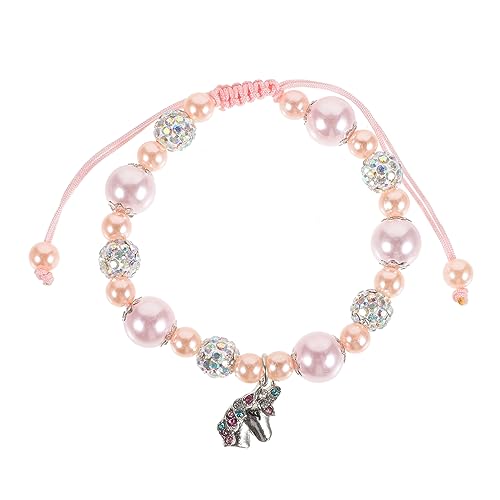 DRESSOOS einhorn armband glücksbringer armband armkette unicorn party Zierliches Armband für freundinnen handschelle Damen Accessoires Perlenarmband exquisites Armband Legierung von DRESSOOS