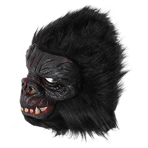 DRESSOOS halloween costume halloween kleidung halloween decoration tier masken Halloween-Tiermaske Maskerade-Party-Maske Karnevalsmasken Wolf Cosplay-Party-Maske Maske im Horror-Stil Plüsch von DRESSOOS