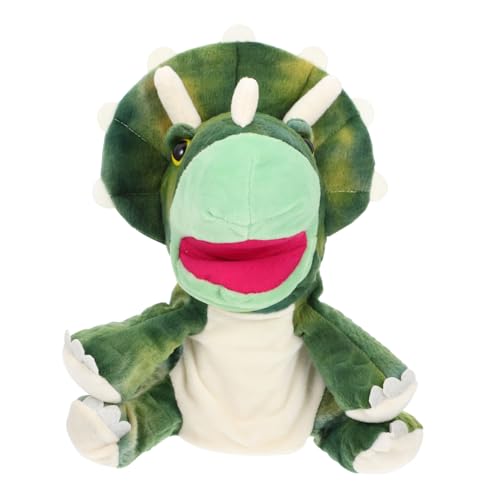 DRESSOOS handpuppe plüsch handpuppe Handpuppen für Kinder tierisches Spielzeug Plüschtier interaktives Spielzeug Kinder Puppen Dinosaurier Handpuppe entzückendes Marionettenspielzeug Green von DRESSOOS