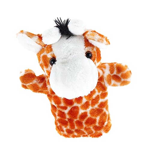 DRESSOOS üsch Giraffe Handpuppe Für Weiches Sensorisches Für Geschichtenerzählen Und Rollenspiele Lustige Und Pädagogische Tierpuppe Für Babys Und Kleinkinder von DRESSOOS