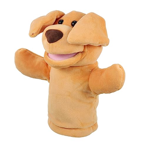 DRESSOOS üschtier Hund Handpuppe Interaktives Spielzeug Für Kinder Weiches Stofftier Für Kreatives Spielen Ideal Für Rollenspiele Und Puppentheater von DRESSOOS