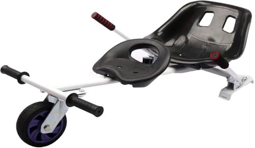 Hoverkart Go-Kart für Hoverboards, Self Balance Scooter, Zubehör, passend für Hoverboard-Größen 16,5 cm, 20,3 cm und 25,4 cm, mit 2 Sitzen, Geschenk für Kinder Hoverkart Go-Kart für Hoverboards, Self Balance Scooter, Zubehör, passend für Hoverboard-Größen 16,5 cm, 20,3 cm und 25,4 cm, mit 2 Sitzen, Geschenk für Kinder von DRFGHK