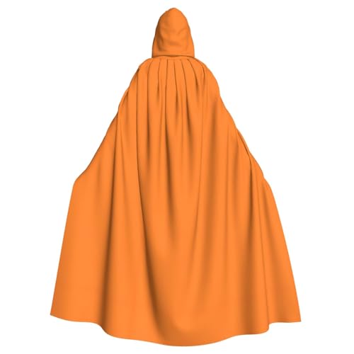 DRGFCXE Beauty Burnt Orange Ball-Kapuzenponcho ohne Reißverschluss kommt mit einer übergroßen Kapuze, bequem und weich, damit Sie die Party in vollen Zügen genießen können von DRGFCXE