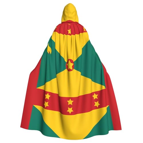 DRGFCXE Der Poncho mit der Flagge von Grenada ohne Reißverschluss verfügt über eine übergroße Kapuze, bequem und weich, sodass Sie die Party in vollen Zügen genießen können von DRGFCXE