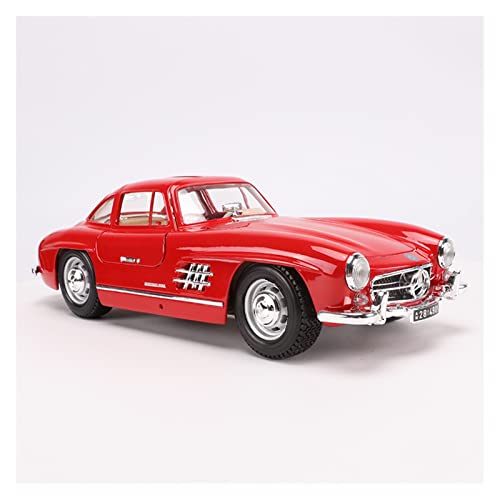 DRModels Motorfahrzeuge Replika Auto Druckguss 1:18 Für Benz 300SL 1954 Simulation Legierung Oldtimer Modell Erwachsene Sammlung Souvenir Display Originalgetreue Nachbildung (Color : Red) von DRModels