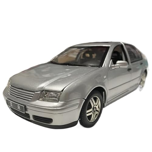 DRModels Motorfahrzeuge Replika Auto Für VW Baolai 2004, Maßstab 1:18, Modelllegierung, Druckguss-Metall, Replik-Autosammlung, Display Originalgetreue Nachbildung (Color : Titanium) von DRModels