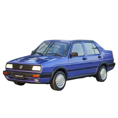 Motorfahrzeuge Replika Auto Simulation 1:18 Maßstab Für VW Jetta Automodell Metalldruckguss Spielzeug Statische Anzeige Originalgetreue Nachbildung (Color : Blue) von DRModels