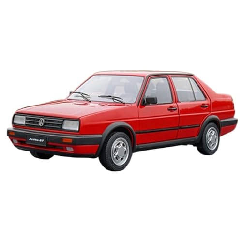 Motorfahrzeuge Replika Auto Simulation 1:18 Maßstab Für VW Jetta Automodell Metalldruckguss Spielzeug Statische Anzeige Originalgetreue Nachbildung (Color : Red) von DRModels