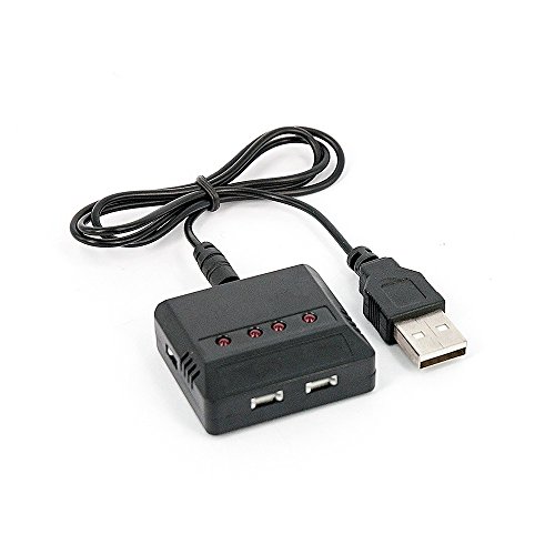 DROHNENSTORE24.DE ...DER DROHNEN-GURU DS24 4-Fach USB-Ladegerät Verteiler für SYMA X5C Akkus Quadrocopter Drohne von DROHNENSTORE24.DE ...DER DROHNEN-GURU