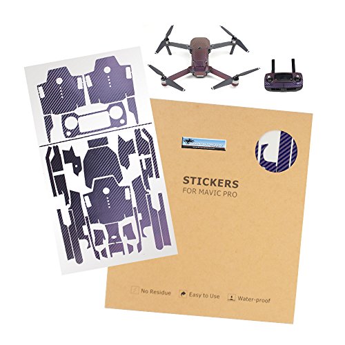 DS24 Carbon Lila Sticker für DJI Mavic Pro und Controller - 3M Aufkleber von DROHNENSTORE24.DE ...DER DROHNEN-GURU