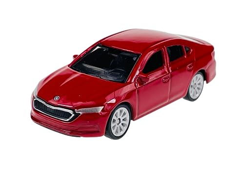 DROMADER 2019 Welly Skoda Octavia MK4 Rot 1/60 1:60 Neu Modell Auto 7cm von DROMADER