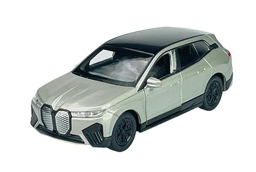 DROMADER Welly BMW iX I20 SUV Silber Ab 2021 ca 1/34-1/39 Metall Modell Auto Die Cast Neu im Kasten von DROMADER