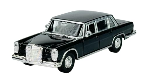 Welly 1963 Mercedes-Benz 600 W100 Schwarz 1/34-1/39 Metal Modell Auto Die Cast Neu im Kasten von DROMADER