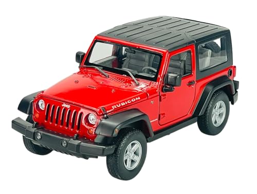 Welly 2007 Jeep Wrangler Rot 1/24 1:24 Metall Modell Auto Die Cast Neu im Kasten von DROMADER