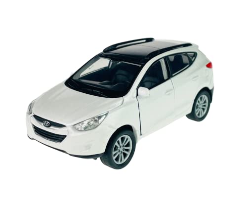 Welly Hyundai Tucson IX Weiss 2. Generation 2009-2015 1/34-1/39 Neu Modell Auto Die Cast von DROMADER