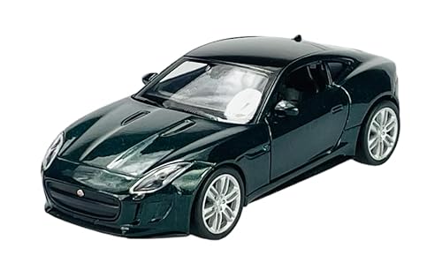 Welly Jaguar F-Type Coupe Grün Ab 2013 ca 1/34-1/39 Die Cast Neu Modell Auto von DROMADER