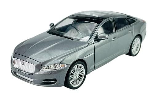 Welly Jaguar XJ X351 Limousine Silber Grau 2009 1/24 Metall Modell Auto Die Cast Neu im Kasten von DROMADER