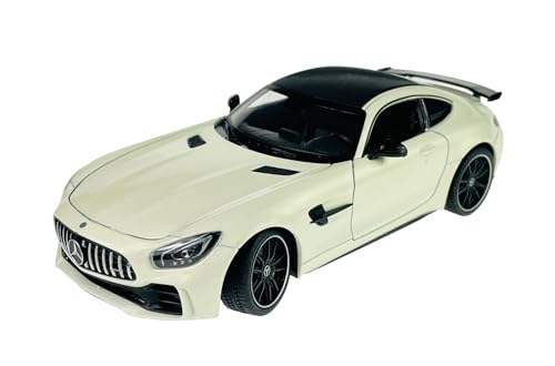 Welly Mercedes-Benz AMG GT R Coupe C190 Weiss Ab 2014 1/24 Modell Auto Die Cast Neu im Kasten von DROMADER