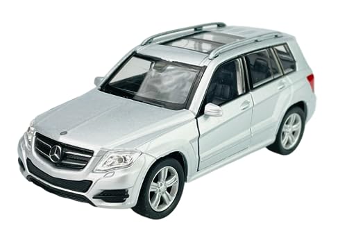 Welly Mercedes-Benz GLK SUV X204 Silber 1/34-1/39 Metal Modell Auto Die Cast Neu im Kasten von DROMADER