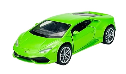 Welly Modell Auto Kompatibel mit Lamborgihini Huracan Coupe Grün LP 610-4 Ab 2014 ca 1/34-1/39 Metall Die Cast Neu von DROMADER