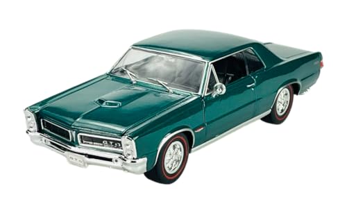 Welly Pontiac GTO Coupe 1965 Grün 1/24 1:24 Die Cast Metall Modell Auto Neu im Kasten von DROMADER