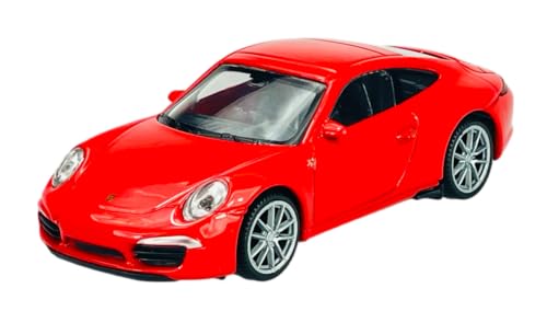 Welly Porsche 911 (991) Carrera S Coupe Rot 1/43-1/49 Metal Modell Auto Die Cast Neu im Kasten von DROMADER