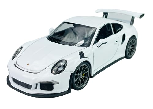 Welly Porsche 911 991 GT3 RS Coupe Weiss 2011-2018 1/24 Metall Modell Auto Die Cast Neu im Kasten von DROMADER