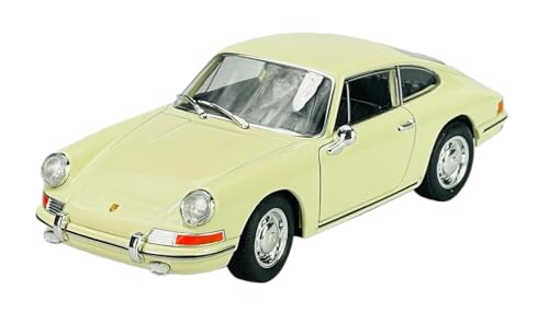 Welly Porsche 911 Coupe Beige Cream 1963-1973 1/24 1:24 Metall Modell Auto Die Cast Neu im Kasten von DROMADER