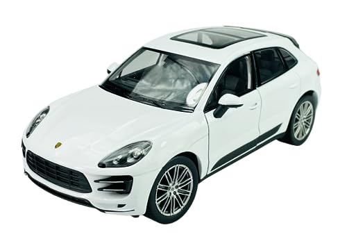 Welly Porsche Macan Turbo Weiss 2014 1/24 Metall Modell Auto Die Cast Neu im Kasten von DROMADER