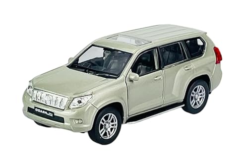 Welly Toyota Land Cruiser 5 Türer Silber J15 ca 1/34-1/39 Metal Modell Auto Die Cast Neu im Kasten von DROMADER