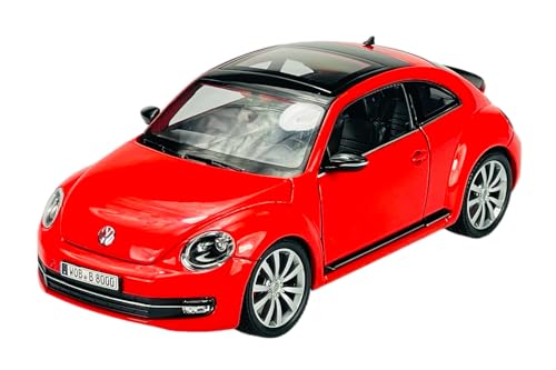 Welly Volkwagen The Beetle New Coupe Ab 2011 Rot 1/24 1:24 Metall Modell Auto Die Cast Neu im Kasten von DROMADER