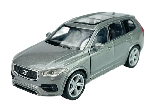 Welly Volvo XC90 SUV Silber Grau 2. Generation 2015 1/34-1/39 Metal Modell Auto Die Cast Neu im Kasten von DROMADER