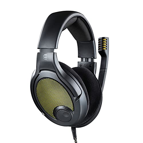 Drop + EPOS PC38X Gaming Headset mit Noise Cancelling Mikrofon und Over-Ear-Design | Headset PC mit Offener Akustik | Kopfhörer Mit Kabel Kompatibel mit PC PS4 PS5 Switch Xbox Mac Mobile (Gelb) von DROP