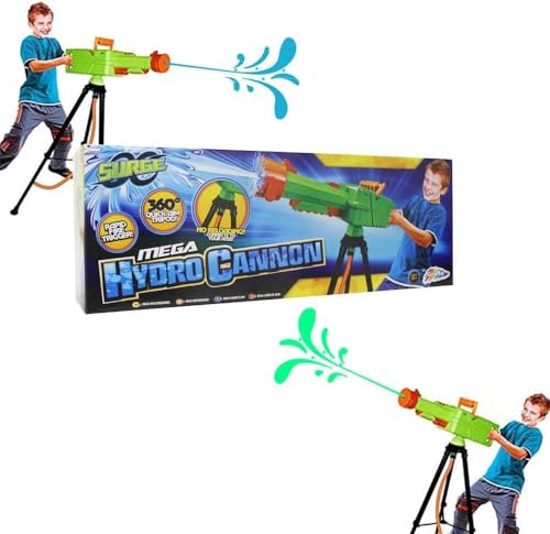 Wasserkanone Wasserpistole Wasserspritzpistole WasserBlaster Wasseranschluss Spritzpistole mit großer Reichweite bis zu 15 Meter Kinder und Erwachsene Blaster Watergun von DRULINE