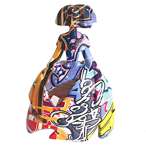 DRW Menina Graffiti-Harz, 24 x 15 x 28 cm von DRW