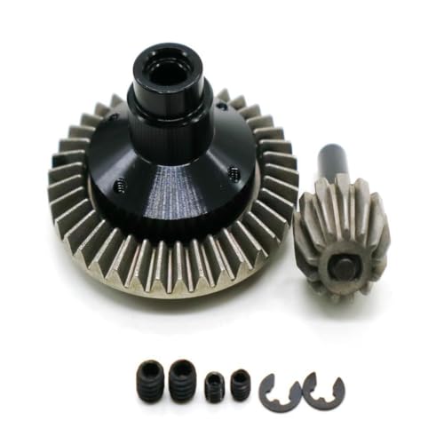 DSOUWEH 2 stücke 1/10 Aluminium Legierung Differential Getriebe Für SCX10 Crawler Dauerhaften Einsatz RC Auto Zubehör Ersatz Teile RC Upgrade Teil, Schwarz von DSOUWEH