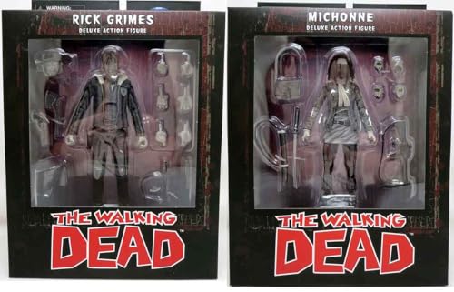 DST Walking Dead Comic-Serie: Rick Grimes und Michonne Actionfiguren von DST