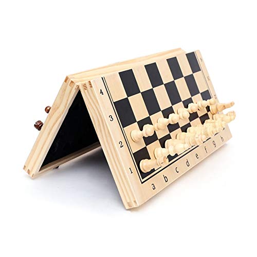 DSXUXU 4 Königinnen Schach Schachspiel Reiseschachspiel Faltbares Schachbrett Internationale Schachfiguren/29 * 29Cm von DSXUXU