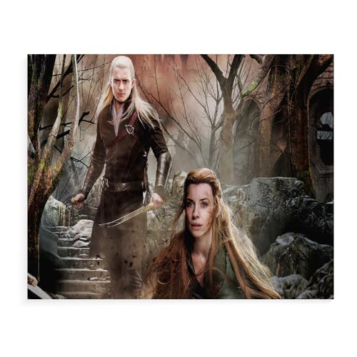 DTASSVEW 500/1000/1500 Puzzle - Der Herr Der Ringe Für Kinder Erwachsene Puzzle Educational Intellectual Decompressing Fun Family Game for Kinder Erwachsene Toy Serie Poster-A048 von DTASSVEW