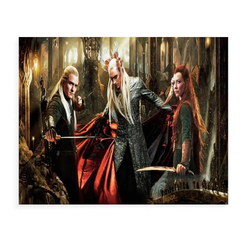 DTASSVEW 500/1000/1500 Stück Puzzles Für Erwachsene | Der Herr Der Ringe | Lehrpuzzles Für Kinder, Spielzeuggeschenk Für Die Wanddekoration HD Film Poster-D303 (DREI Größen) von DTASSVEW